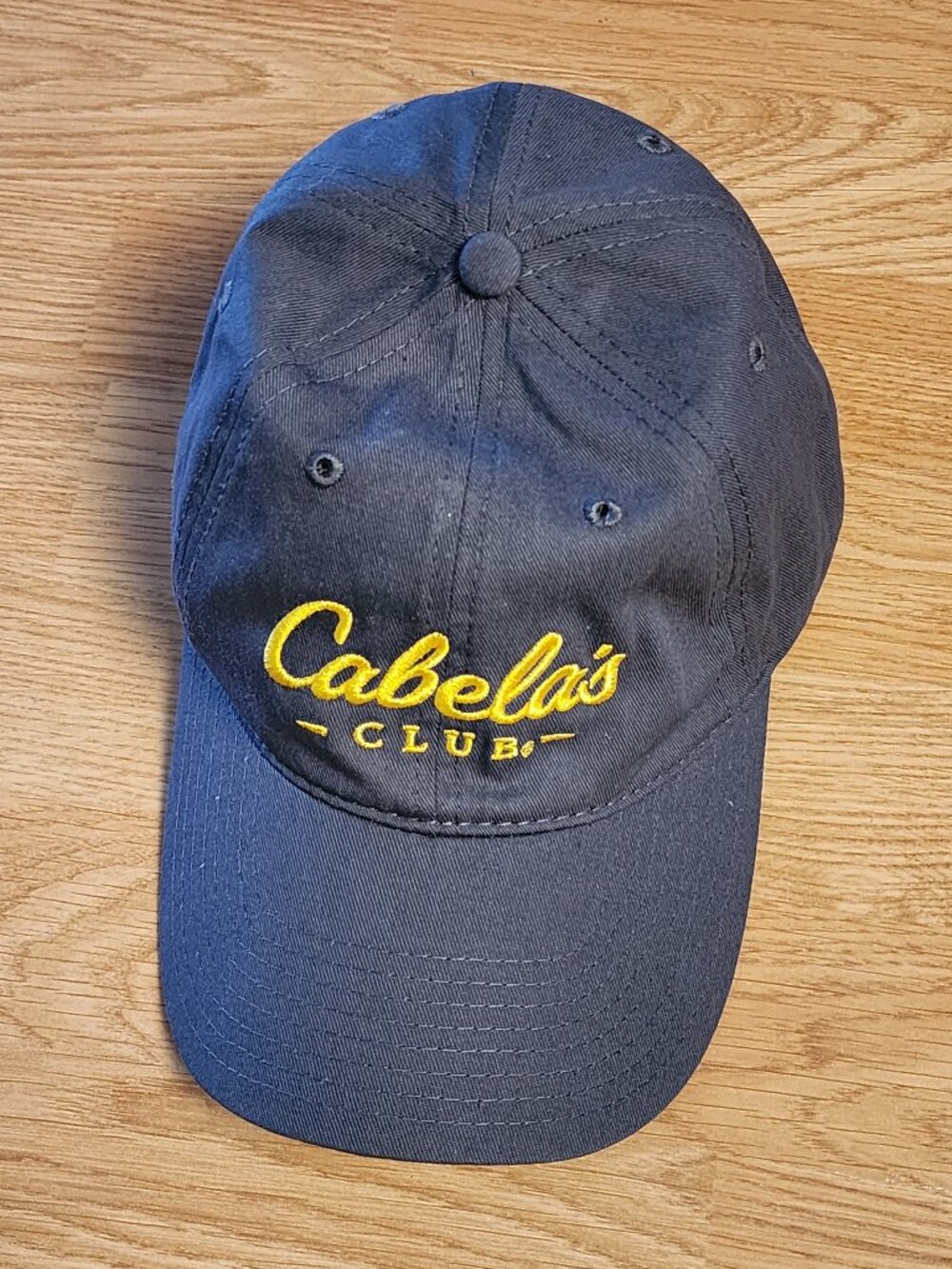 Cabela's Club Gray Embroidered Baseball Cap Adjustable Unisex Adults OS